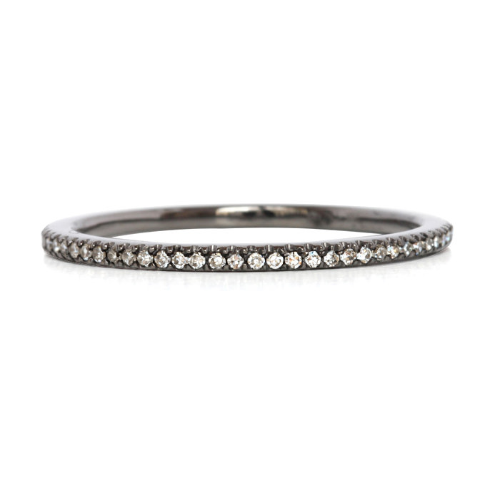Alliance diamants blancs or noir