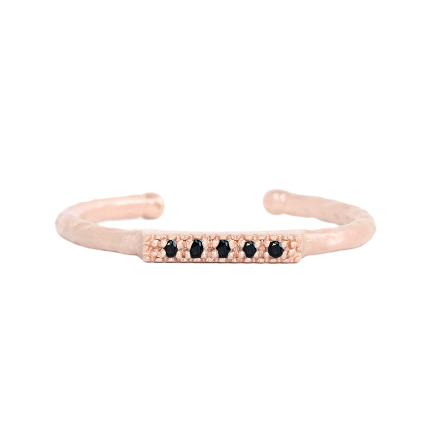 Bague Barrette diamants