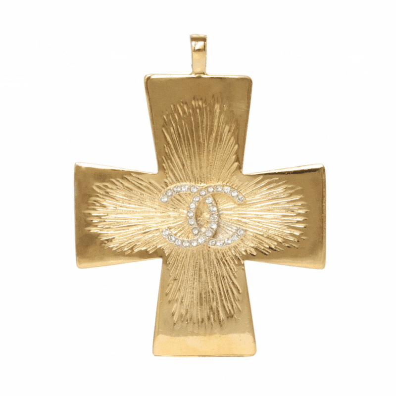 Pendentif Croix Chanel Vintage
