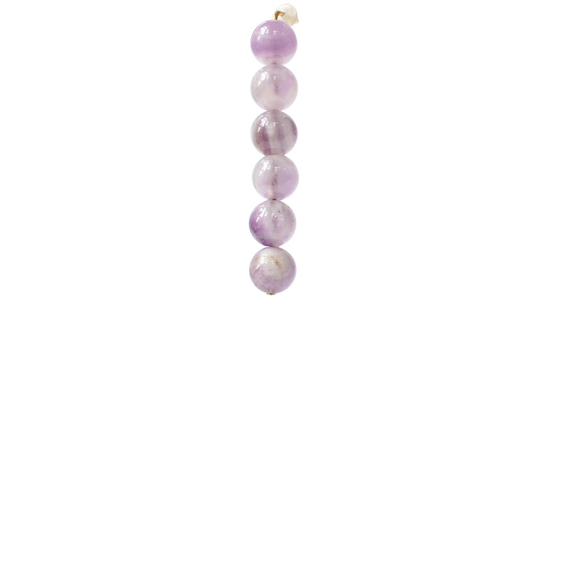 Boucle d'oreille Améthystes boule