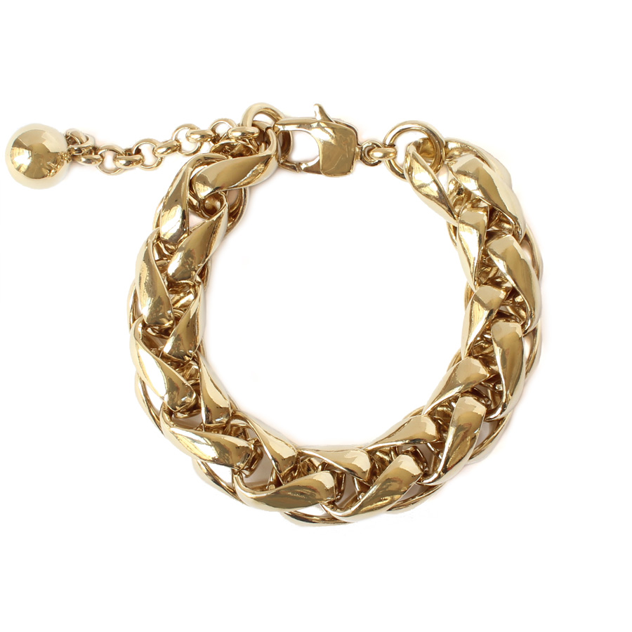 Bracelet chaîne épis or