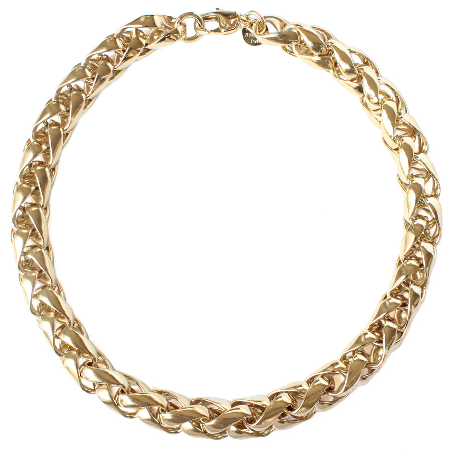 Collier chaîne épis or