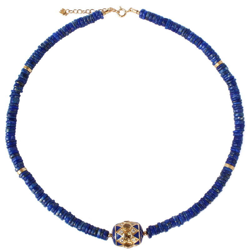 Collier Cayo Santa Lapis lazuli