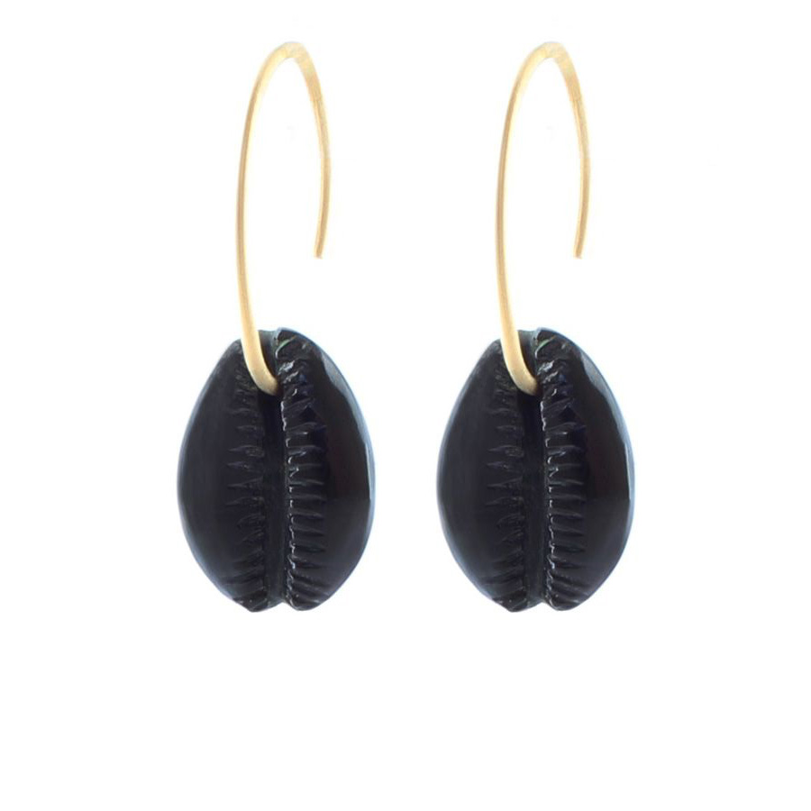 Créoles Coquillage Onyx