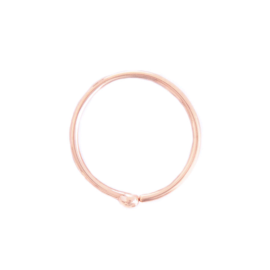 Créole en or rose