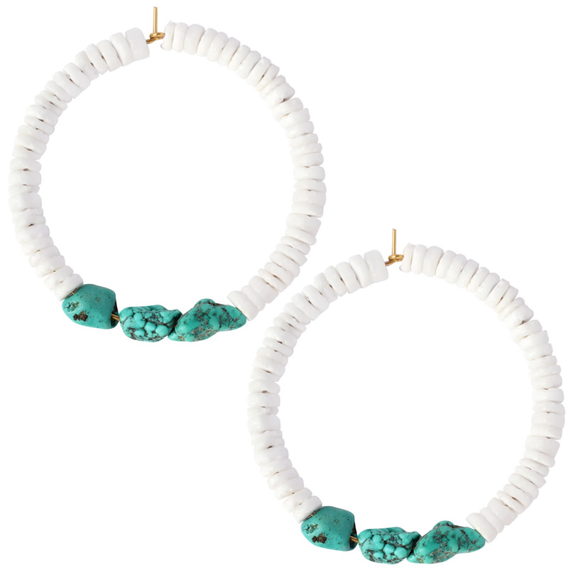 Créoles Nacres et Turquoises