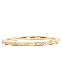 Alliance fine diamant or jaune | alliance pour femme 