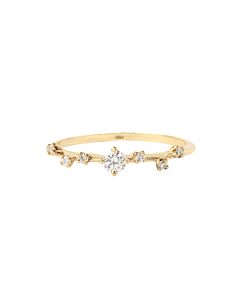 Bague diamants or | bague de fiancailles femme