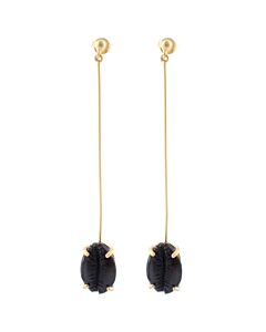 Boucles d'oreilles Coquillage Onyx