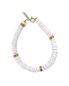 Bracelet Nacres et dor&eacute;