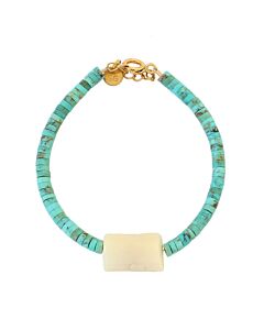 Bracelet Turquoises et Bambou