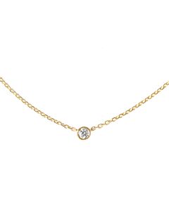  Collier or et diamant | Collier fin or femme 