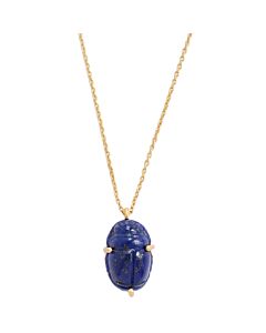 Collier Scarab&eacute;e Lapis Lazuli