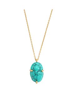 Collier Scarab&eacute;e Turquoise