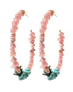 Cr&eacute;oles Rhodocrosites et Turquoises