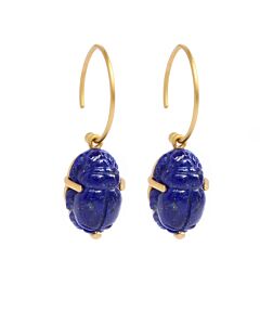Cr&eacute;oles scarab&eacute;e Lapis Lazuli