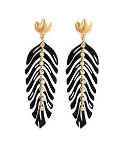 Boucles d'oreilles Cavallo Noir