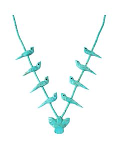 Collier F&eacute;tiches Turquoise 