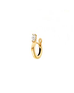 Cr&eacute;ole en or et diamant Sansoeurs