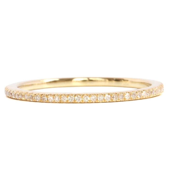 Alliance fine diamant or jaune | alliance pour femme Alliance fine diamant or jaune | alliance pour femme