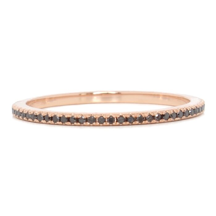 Alliance fine diamant or rose | alliance pour femme Alliance fine diamant or rose | alliance pour femme