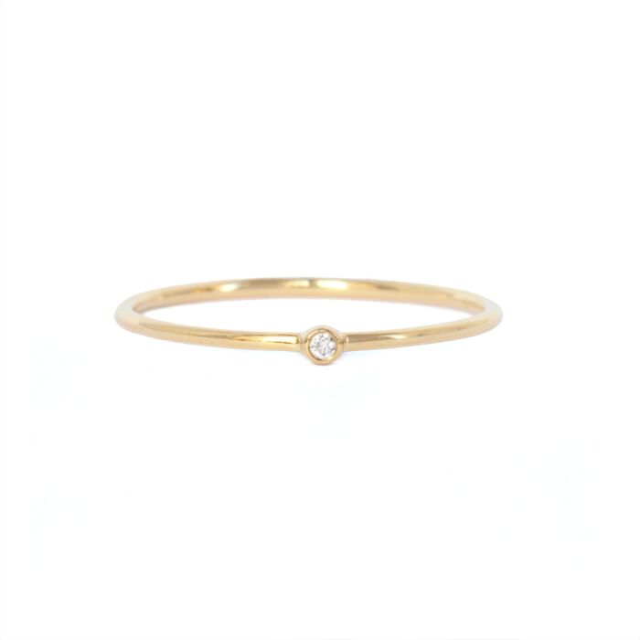 Bague de fiancaille | bague fine diamant or Bague de fiancaille | bague fine diamant or