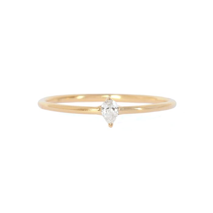 Bague marquise or | bague de fiancailles femme Bague marquise or | bague de fiancailles femme