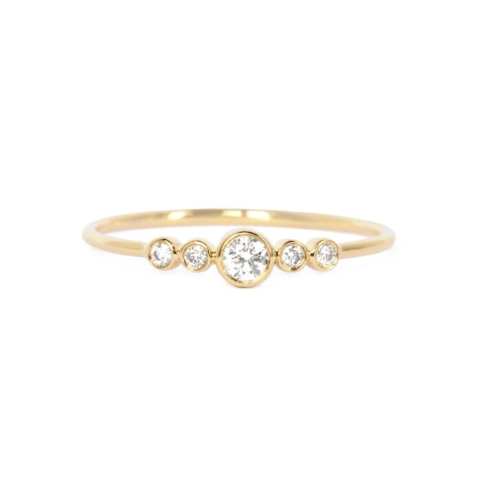 Bague de fiancaille | bague fine diamant or Bague de fiancaille | bague fine diamant or