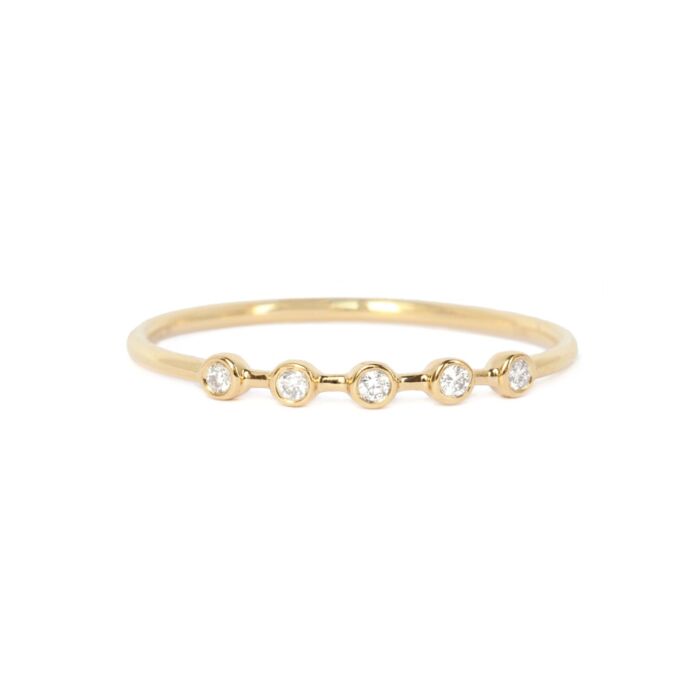 Bague de fiancaille | bague fine diamant or Bague de fiancaille | bague fine diamant or