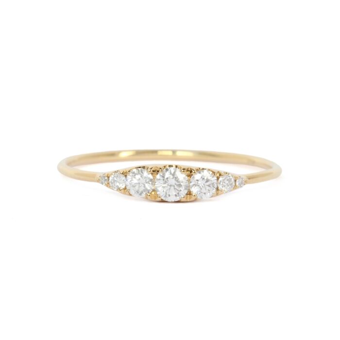 Bague de fiancaille | bague fine diamant or Bague de fiancaille | bague fine diamant or