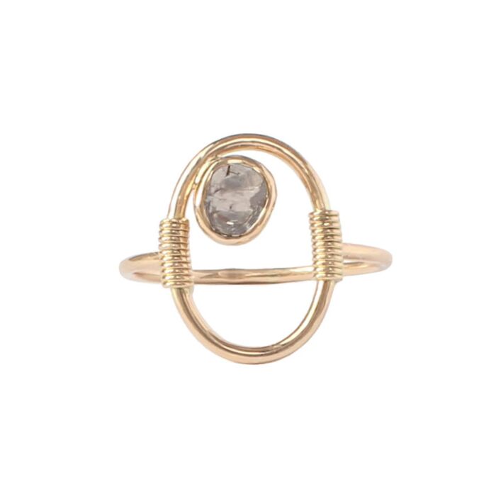 Bague or et diamant Bague or et diamant