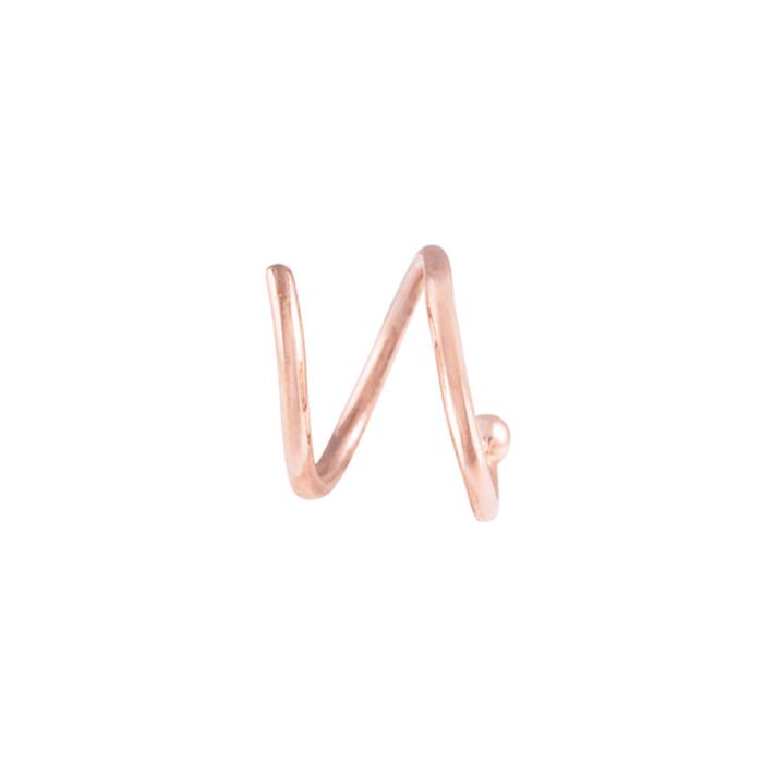 sansoeurs boucle d oreille snake | boucle d oreille or rose sansoeurs boucle d oreille snake | boucle d oreille or rose