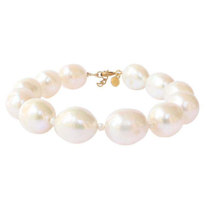 bracelet grosses perles Elsa Madjar - bracelet perle de culture 