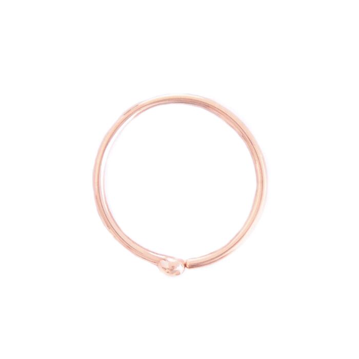 mini creole en or rose sansoeurs | boucle d oreille or rose mini creole en or rose sansoeurs | boucle d oreille or rose