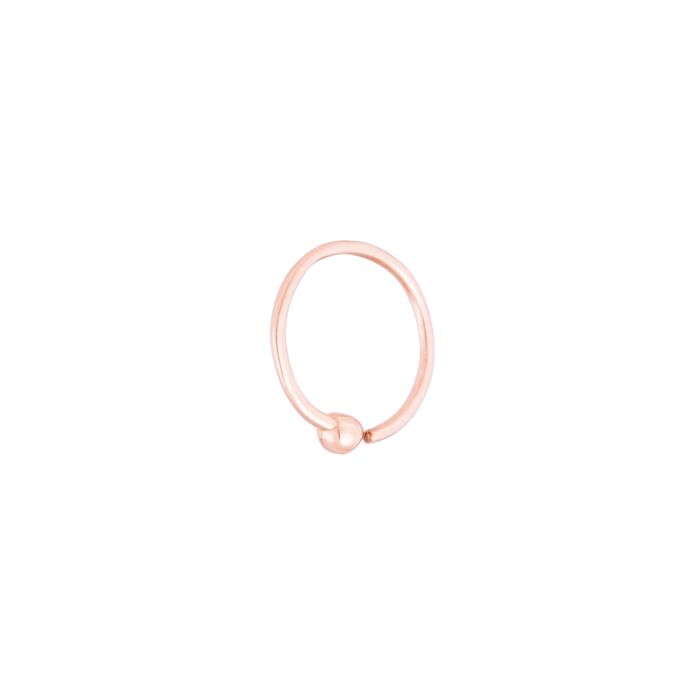 mini creole en or rose sansoeurs | boucle d oreille or rose mini creole en or rose sansoeurs | boucle d oreille or rose