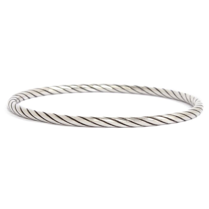 Bracelet jonc argent | bracelet torsade Bracelet jonc argent | bracelet torsade
