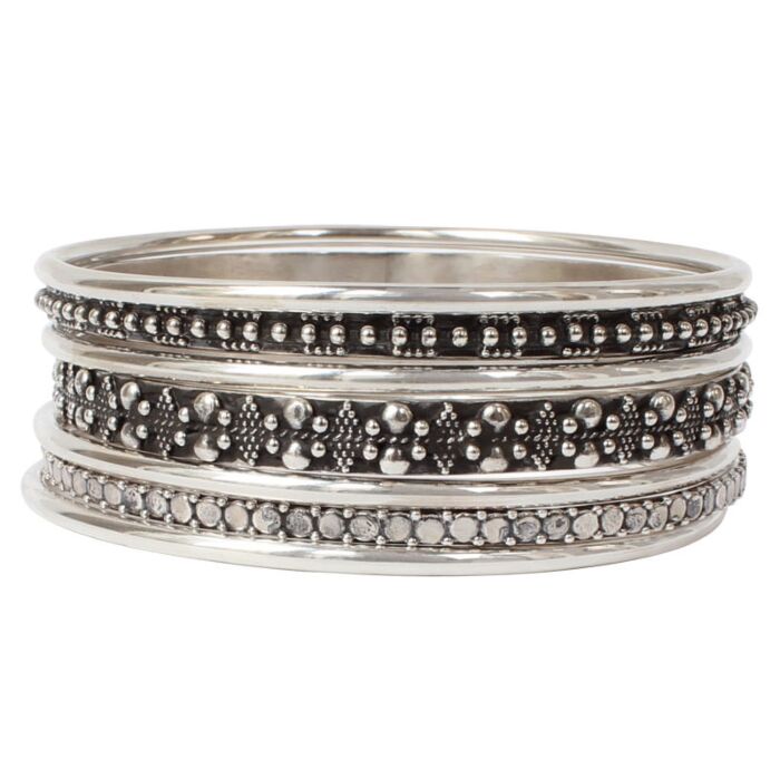 bracelet jonc argent | jonc semainier