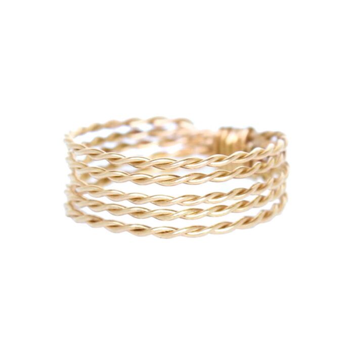 bague torsade doré bague torsade doré