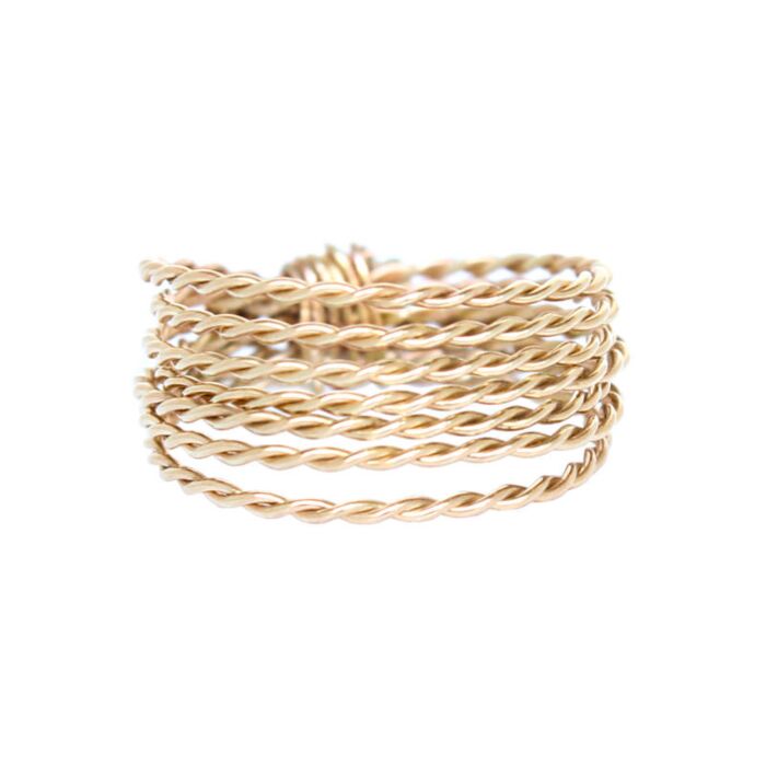bague torsade doré bague torsade doré