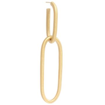 Boucle d'oreille double anneau