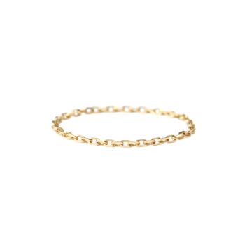 Bague chaine or