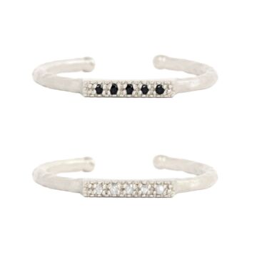 Bague Barrette en argent 