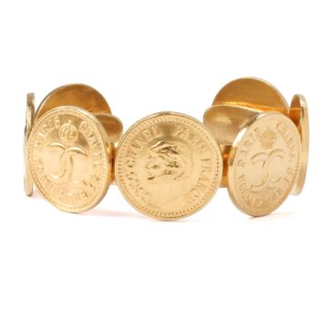 Bracelet Chanel Vintage pièces de monnaie