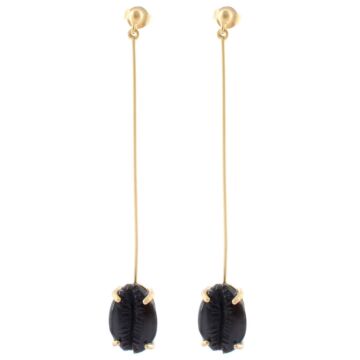 Boucles d'oreilles Coquillage Onyx