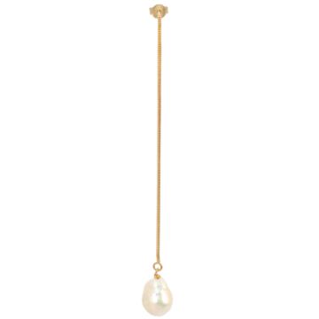 Boucle d oreille perle de culture | Pendant perle blanche