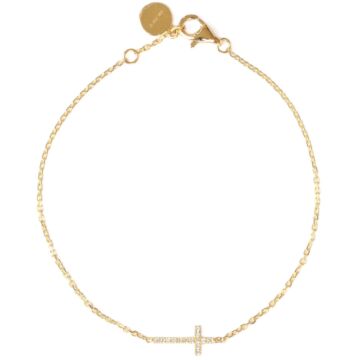 Bracelet Croix diamants blancs