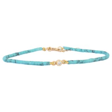 Bracelet diamant turquoise 