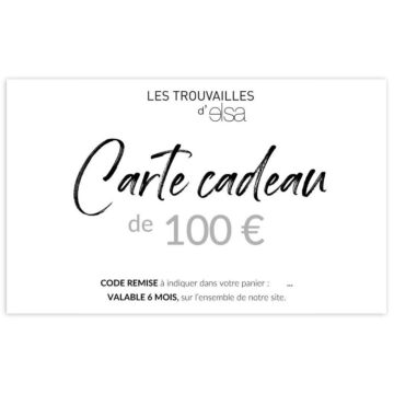 Carte Cadeau 100€