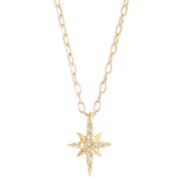 Collier étoile diamants 