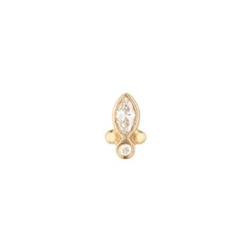 Puce d'oreille Spaceship diamants